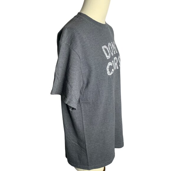 Funny Dont Curse Crewneck T Shirt M Grey Short Sleeve Graphic Adult Humor - Picture 7 of 8
